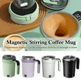 thumbnail image 2 of Electric Coffee Mug with a Built-in LCD, Auto Mixing Travel Mug with Lid, 13oz Stainless Steel Cup with Temperature Display, 2 of 10