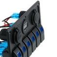 thumbnail image 2 of Waterproof Gang Rocker Switch Panel for Marine Boat Car Light, 2 of 6