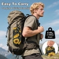 thumbnail image 4 of Hanging Hammock Portable Travel Camping For Outdooor Beach Camping Hiking Yellow Sunflowers Pattern, 4 of 8