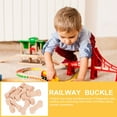 thumbnail image 3 of 10pcs Pretend Train Track Support Buckle Train Track Model Children Train Track Buckle, 3 of 6