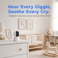 thumbnail image 3 of Indoor Security Camera, Wi-Fi 6 Cameras for Home Security, Motion Tracking, Night Vision, Smart detection and alerts, Two-Way Audio, SD Card or Paid Cloud, Security Camera for Pet Elderly, 3 of 9