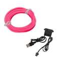 thumbnail image 4 of MORESEC 8Pcs LED Lights, Car Interior LED Atmosphere Lights, 5 Meter EL Cold Light Strip with USB Drive, Multi Color Decorative Lighting for Vehicle Home, Easy Installation, Dazzling Effect, 4 of 9