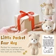 thumbnail image 3 of Set of 12 Cute Bear Pocket Cards with Cotton Wadding for Greetings and Gift Giving, 3 of 4