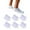 White, variant on IDALL Crew Socks for Women Ankle Socks Women's 12 Pair Solid Color Sports Leisure Odor Sweat Absorbing Breathable Socks Running Socks Socks for Women White One Size