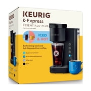 Keurig K-Express Essentials Plus, Iced and Hot Single-Serve K-Cup Pod Coffee Maker, Black