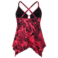 thumbnail image 2 of Firpearl Women's Tankini Swimsuits Modest Flowy Crossback Plus Size Bathing Suit Top, 2 of 5
