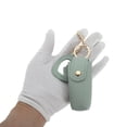 thumbnail image 5 of Unique Bargains 1 Pc Handbag Charms Keychains Heart Mirror Lipstick Bag Bag Accessories Light Green, 5 of 6