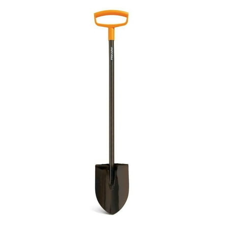 Fiskars 96696925J Steel D-handle Digging Shovel (Best Shovel For Digging Out Roots)