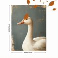 thumbnail image 3 of Qisvanset Framed Canvas Wall Art 12x16 Inch Goose Coquette Apartment Nursery Trendy Decor, 3 of 5