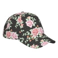thumbnail image 3 of Daiia Rose Flowers print Baseball Cap Men Women Golf Dad Hat Adjustable Original Classic Low Profile Hat Unconstructed Plain Cap, 3 of 9