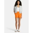 thumbnail image 2 of No Boundaries Game Day Pull-On Fleece Shorts, 3'' Inseam, Women’s, 2 of 5