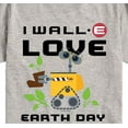thumbnail image 3 of Wall-E - Love Earth Day - Toddler And Youth Short Sleeve Graphic T-Shirt, 3 of 5