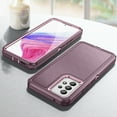thumbnail image 6 of Dteck for Samsung Galaxy A13 5G Case, Protective Shockproof Rugged Military Drop Protection Galaxy A13 Cell Phone Cover Tough Hybrid Bumper Samsung A13 Phone Case, Purple, 6 of 6