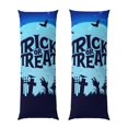 thumbnail image 1 of Balery Halloween Trick Or Treat Funda Protectora para Almohada Corporal de Algodón Hipoalergénico con Cierre(55 x 21 pulgadas), Almohadas No Incluidas, 1 of 7