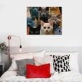 thumbnail image 5 of Orinice Cats Colors Sizes Fine Art Aesthetic Poster & Print Wall Painting for Classroom Kitchen Office Farmhouse Bathroom Room Decor Pictures Wall Art Painting Canvas Wall Art Living, 5 of 6