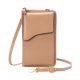 thumbnail image 1 of Sonducket Bolso de teléfono para mujer Hombro ajustable Monedero de cuero Decoración Tarjeta Monedero Bolsa Bolsas de mensajero y de hombro Albaricoque Sonducket AP002884-06, 1 of 6