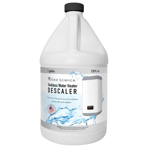 Tankless Water Heater Descaling | Highly Effective Descaler Restores Heating Efficiency, Gallon, 128 fl oz
