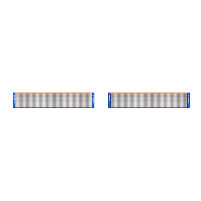 relayinert Blue Professional Sport Training Standard Badminton Net Wide Application Easy To Install Portable As Shown 2Set