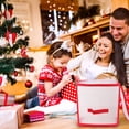 thumbnail image 4 of CIMAXIC christmas 1Pc Christmas Storage Box Foldable Container Multi-layers Box(Transparent Color),12.2"X12.2"X11.42", 4 of 5