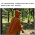 thumbnail image 6 of Rain Jacket Waterproof 3 in 1 Multifunction Raincoat Reusable Canopy Rainwear Camping Mat Windbreaker Bike Poncho for Hiking, Hunting, Outdoor, Climbing, Camping, 6 of 8