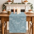 thumbnail image 1 of Table Runners 120 Inches Long Dress Scarves, Blue Butterfly Botanical Farmhouse Coffee/Dining/Kitchen Table Decor Table Runner for Living Room, Summer Plants Line Art 13x120 Inch, 1 of 4