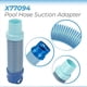 thumbnail image 4 of X77094 Adaptador de Manguera de Aspiradora de Piscina para Limpiador Piscinas Zodiac MX6 MX8,Adaptador de Succión de Piscina, Adaptador de Manguera Colectora de Hojas, Paquete de 4, 4 of 5