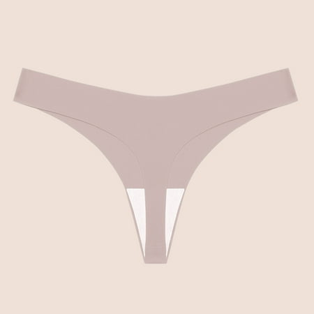 Seasonal Savings  Comfortable Low Waist Underwear  Soft Cotton  Breathable  Casual Panties  Briefs  Women s  Everyday Wear  Seamless  Hypoallergenic  Shirts for Women Plus Size | Khaki L  Sopatenor