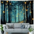 thumbnail image 4 of Patifu Fireflies Tapestry Wall Hanging Unique Style Graphic Art for Home Decor Living Room Bedroom Apartment Farmhouse Dorm 60x50inch, 4 of 6