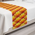 thumbnail image 2 of Abstract Bed Runner, Creative Contemporary Art Illustration with Geometrical Motif in Warm Colors Image, Decorative Bedding Scarf for Hotels Homes and Guestrooms, Queen, Multicolor, by Ambesonne, 2 of 2