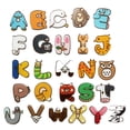 thumbnail image 1 of Bangcool 26PCS Magnetic Letter Educational Cartoon Animal Alphabet Magnet Fridge Magnet, 1 of 9