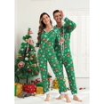 thumbnail image 1 of Pijama de Navidad para hombre y mujer, ropa de dormir con estampado bonito, para vacaciones familiares, Año Nuevo, 1 of 4