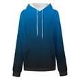 thumbnail image 6 of Ashirexll Womens Hoodies, Oversized Hoodies for Women, Ladies' Fashion Gradient Color Loose Long Sleeve Hoodies Casual Sports Top, 6 of 7
