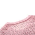 thumbnail image 3 of WIBACKER 4-12 Years Girl Long Sleeve Bow Bolero Cardigan Kids Front Open Knit Shrug Cropped Sweaters Tops, 3 of 8