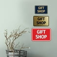 thumbnail image 3 of Signs ByLITA Classic Framed Gift Shop Door or Wall Sign Easy Installation | Office And Shop Decor | Bars And Restaurants Sign (Brushed Silver) - Large, 3 of 9