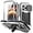 Silver, variant on fit for iPhone 16 Pro Max Case 2024 Heavy Duty Protection Rugged Full Body Military Grade Metal Rubber with Stand Hard Built in Screen Camera Protector Phone Cover Silver