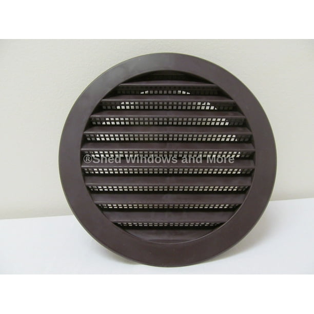 Shed 6" Round Plastic Wall Vent Brown - Walmart.com - Walmart.com