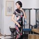 thumbnail image 2 of Vestido tradicional chino cheongsam para mujer con abertura por encima de la rodilla, 2 of 8