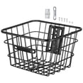 thumbnail image 4 of ULTNICE Wire Storage Basket Black Iron 1Pcs 10.81X9.04X6.29in, 4 of 9