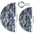 thumbnail image 3 of SKYSONIC Digital Camo Christmas Tree Skirt 36" Christmas Decorations Indoor Outdoor Tree Skir for Home Holiday Party Decorations Gift, 3 of 5