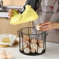 thumbnail image 3 of 1 set with Creative Hen Ceramic Baskets Fruit Cover Holder Covered Wire Counter Case Style, 3 of 12