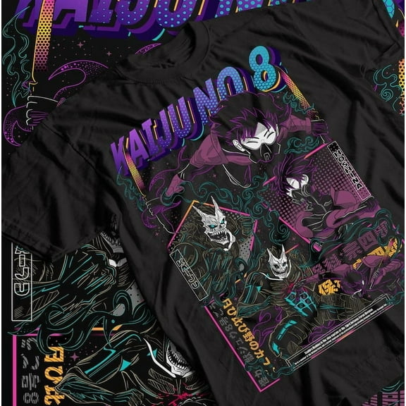 Kaiju No 8 T-shirt Mina Shiro Kaij Manga Horror Anime Gift Shirt All Size