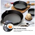 thumbnail image 4 of UPGRATOR 1Pack Compact Frying Pan Black Iron with Even Heat Distribution for Camping Use, 4 of 8