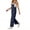 Navy#01, variant on Jumpsuits for Women Oversized Spaghetti Strap Bohos Wide Leg Overalls Womens Summer Casual Solid Loose Fits Lightweight Comfy Rompers with Pockets