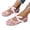 Pink, variant on YOUYEDIAN Mary Jane Shoes Women Spring Dress Trendy Low Heels Flats Shoes Slip on Non Slip Wide Closed Toe Ballet Walking Shoes (Pink)