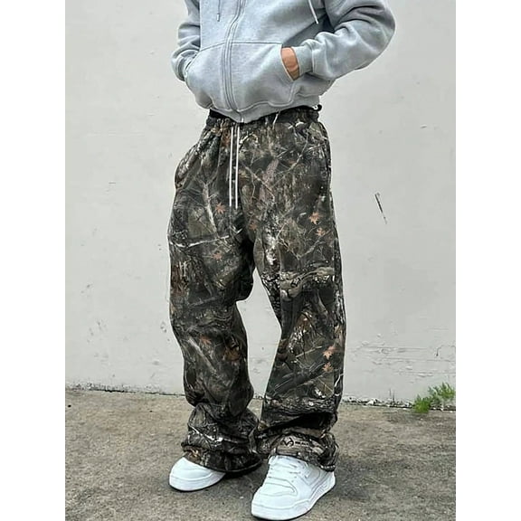 Men's Camouflage Pants Casual Outdoor Daily Wear Baggy Camo Pants Camo Joggers for all seasons