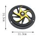 thumbnail image 4 of ventilador de motor de motocicleta CNC aluminio 5.7 pulgadas amarillo Sharpla protector del ventilador del motor de la motocicleta, 4 of 7