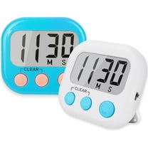 Classroom Timers for Teachers Kids Large Magnetic Digital Timer Teacher Supplies 2 Pack-Blue White