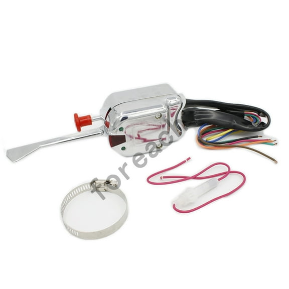 Supsupsiu New Chrome 12V Universal Street Hot Rod Turn Signal Switch for FORD BUICK GM