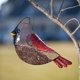 thumbnail image 1 of Comedero Para Pájaros Al Aire Libre, Comedero Para Pájaros Colgante Cardenal De Metal Con Cesta De Semillas De Malla Metálica, Comederos Para Pájaros De Metal Para Arte De Jardín Speravity PT002263-00, 1 of 6
