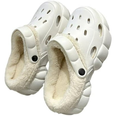

Detachable cotton slippers for women in autumn and winter. Indoor home with thick soles waterproof and anti slip plush slippers.